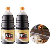 청와대납품 맛소스 마늘발효 수제 만능 맛 간장 장아찌 짱아치 만들기, 1.5L 2병