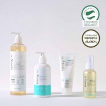 아토지아 패키지(3A 3G 3O 3W) / 땀띠 유기농 보습 아토 마사지 오일 바디워시 침독 크림 성인 신생아 가려움 보습 수딩 아기 호호바오일 올인원, 개