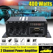 AV리시버 올인원앰프 미니앰프 ak380ak370ak170 800w 전력 증폭기 오디오 노래방 홈 시어터 증폭기 2 채널 블루투스 클래스 d 증폭기 usb sd aux, 협력사, AK370