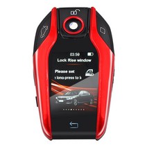 TK800 최신 수정 부티크 스마트 원격 자동차 키 LCD 화면 OBD 포함 BMW 메르세데스-벤츠 아우디 렉서스 도요타 현대 기아, 02 빨간_01 Korean