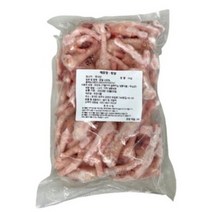 무뼈닭발 냉동닭발 근위 뼈닭발 국내산 1kg *2팩, 통닭발(유뼈)1kg*2개