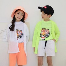 사자옷 유아 아동 주니어 여성 여름 간절기 루즈핏 비치 가디건