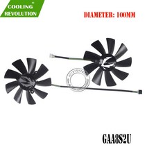 데모보드 액세서리 100MM GAA8S2U DC12V 0.45A 4Pin 그래픽 팬 ZOTAC 게임용 GeForce RTX 2080 RTX 2080 Ti SUPER AMP ZTT2, [01] White connector