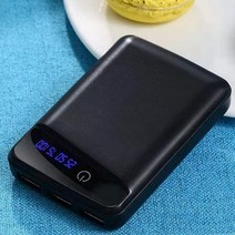 파워뱅크 DIY 5V 1A 7x18650 케이스 3usb battery shell LCD디스플레이, 협력사, 검은 색