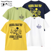 스튜디오 다치산 USA 코튼 프린트 T 셔츠 8105A ARIZONA ROAD TRIP