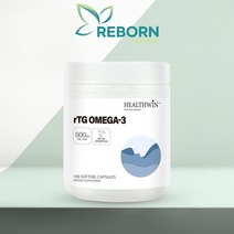 뉴질랜드 헬스윈 알티지 오메가3 1000mg 180캡슐, 6통