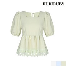 [루비루비] 라일락 아일렛 블라우스(R22BL009)