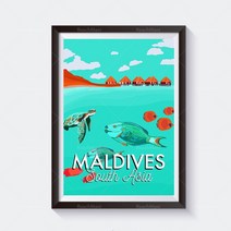 인테리어 diy장식 Taiwan Caribbean Enos Aires Krakow Poland Queenstown New Zend Barbados Dubai, 10 10_12 80X120CM No Frame