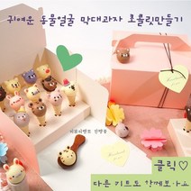 동물얼굴막대과자 초콜릿만들기세트 외7종, 1.동물얼굴막대과자초콜릿키트