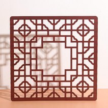 한옥창문 창호지문 문창살 한옥 창호 한옥 문살 전통문 전통 옛날 문짝 창살, C 38x38cm