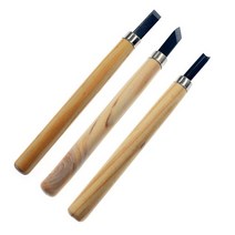 전문가용 나무 조각 치즐 칼 수공구 세트 12 개 기본 세부 목공 가우징 다목적 DIY, 06 3PCS
