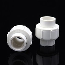 PVC 커넥터 파이프 배관 연결 용품 nuonuowe pvc 유니온 스트레이트 평등 링, 32mm, 회색, 1개