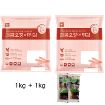 사옹원 매콤오징어튀김 1kg   1kg (조미간장 서비스)