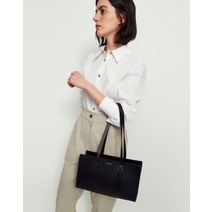 22SS [populet]블랙 로고장식 가죽 숄더백 WTBA2E900BK