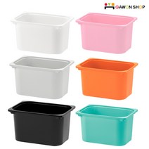 이케아 TROFAST 정리함 23cm (중형), 핑크