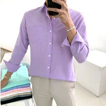 11컬러 남자 옥스퍼드 빅사이즈 면 스판 셔츠 90-120 빅사이즈까지(11color)