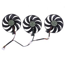 T129215SU 12V 0.5A 88mm ASUS RX5700 RX5700 XT RTX2080TI 8GB ROG Strix OC 그래픽 카드 쿨러, 검은 색