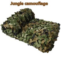 그늘막 강화 카무플라주 메쉬 3x5m 4x4m 2x5m 4x5m 비치 파빌리온 정원 천막 위장 캔버스 7 색, Jungle camouflage+2x3m