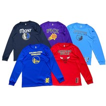 NBA 롱슬리브 농구복 긴팔 티 기능성 운동복