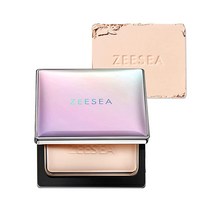 ZEESEA 프레스드 파우더 영국 박물관 이집트 시리즈 오래 지속되는 오일 컨트롤 페이셜 피니싱 브라이트닝 세팅 파우더 다용도 파운데이션 (H01#도자기), 10 Natural
