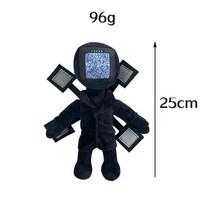 타이탄티비맨 TV맨 타이탄중형 스키비디 카메라맨 일반 봉제 인형 스키비디토일렛 스피커맨, 큰 TV맨