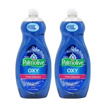 2개 팜올리브 디쉬 리퀴드 울트라 옥시 파워 주방 세제 기름기 설거지 961 ml, 961ml