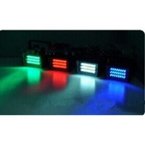 무대조명 4색 LED 노래방 플래시 라이트 램프 콘서트, 빨간색