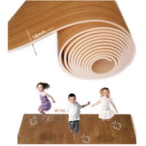 아기놀이매트 거실 충격흡수 두꺼운 폭2m 두께18mm, 14.오크