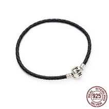 여성 액세사리 목걸이 팔찌 귀걸이 패션 잡화 클래식 가죽 뱀 뼈 체인 스털링 실버 양동이 버클 팔찌 맞는 원래 매력 비즈 쥬얼리 디자인