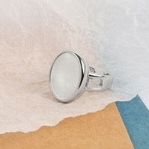 오픈 링 반지 커플 멀티 LIVVY실버 색상 타원형 라운드 디스크 여자을 위한 손가락 보석 선물 트렌드