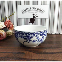 존슨브라더스 접시 빈티지 샐러드볼 세라믹 식기 디저트 접시 디너 플레이트 밥 그릇, 13개, 4.5인치 밥그릇