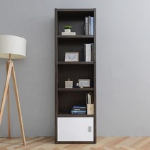 초등 거실공부방 와이드 5단 책장 디자인책장 벽면 LP, 화이트