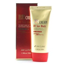 Bb크림 비비크림 비비 w clinic 메이크업 UV 썬 블럭 BB크림 50ml