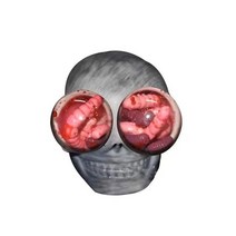 반달마켓 촉감장난감 해골 스트레스 완화 장난감 재미 있고 있는 고딕 성인 키즈 감압 벤트 반죽 피젯 할로, 01 grey