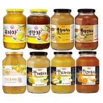 꽃샘 꿀유자차 1kg 오뚜기 유자청 생강 복음자리 대추차 레몬차 모과 자몽, 꽃샘-꿀레몬차1㎏