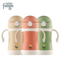 써모스 푸고 프리미엄 뉴트럴 유아용 텀블러 280ml TKFF-280, 뉴트럴핑크(P), 1개