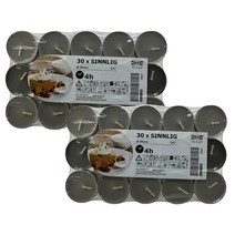 이케아 향초(38mm) 신리그 너트맥과바닐라 30입 2개