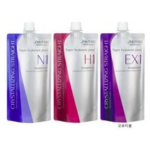 시세이도 크리스탈라이징 스트레이트 400g (오뷰티몰), EX (강한곱슬), 에머전(부드러움), 모두(빗 보울 장갑1개)