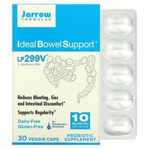 자로우 포뮬러스 Jarrow Formulas 아이디얼 보웰 서포트 100억 LP299V 락토바실러스 플란타룸 30캡슐, 3팩