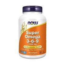 나우 슈퍼 오메가369 1200mg 소프트젤 180개, 180 카운트(1개 팩), 1개, 180정