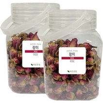 자연그대로를 담은 장미꽃 차 은은한향의 꽃차 장미꽃차100% 장미차, 2개, 130g(용기), 130g, 2개