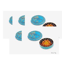 메종브아시에 과일 볼 캔디 블루베리 레몬 오렌지 70g Maison Boissier Bonbons Boule Fruits, 5팩