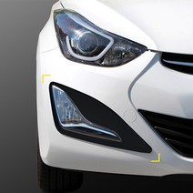 경동 안개등몰딩 안개등커버, 더뉴아반떼MD 흑색무광 K-014