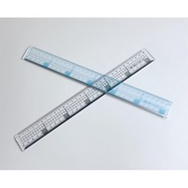 제도 공예 방안 가로세로 눈금 30cm 직자 수학 학용품, 1개, 랜덤발송