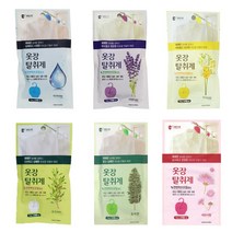 크린스타옷장탈취제 5개세트 옷걸이형방향제, 라벤더향