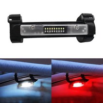 atv부품 4륜바이크부품Can-am Maverick X3 범용 롤 바 LED 라이트 UTV 폴라리스 RZR 800 900 1000 XP, 03 White Red light