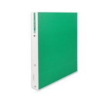 플러스샵 합지 컬러 바인더 A4 2공 O링 링간격 8cm 5색상 1Set 2개입, 8cm 초록 8Set 16개입