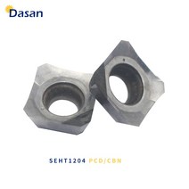 저렴한 SEHT1204 PCD CBN 다이아몬드 인서트 블레이드 홈 가공 터닝 도구 금속 CNC 선반 공구 커터 1 개, 02 SEHT1204 CBN_02 2PCS