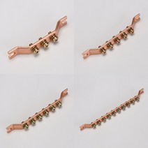 동접지부스바 분전함 DV전선접지 3P~10P, 도금동 접지부스바, 6P