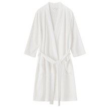 33C 남녀공용 얇은 샤워가운 베스로브 XL, 화이트, 1개